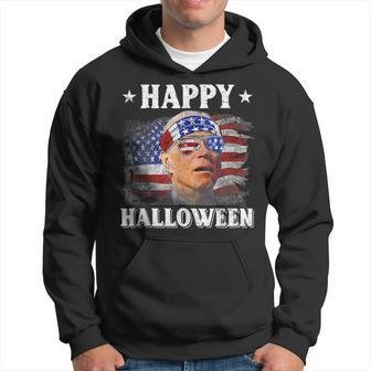 Funny Joe Biden Happy Halloween Confused 4Th Of July 2023 Hoodie - Seseable