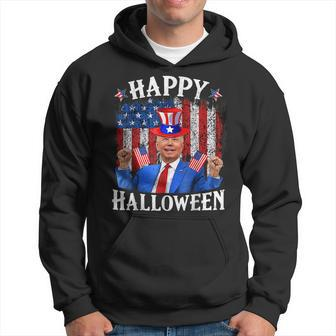 Funny Joe Biden Happy Halloween For Fourth Of July Men Woman Hoodie | Mazezy DE
