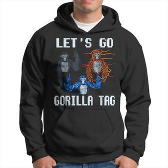 Funny Lets Go Gorilla Tag Monke Vr Game For Kids Adults Hoodie | Mazezy