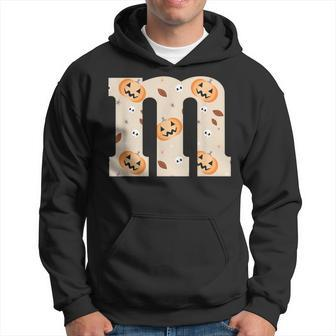 Letter M Groups Halloween Team Costume Hoodie | Mazezy UK