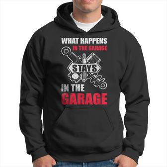 Funny Mechanic For Men Car Dad Garage Father Day Car Lover  Hoodie