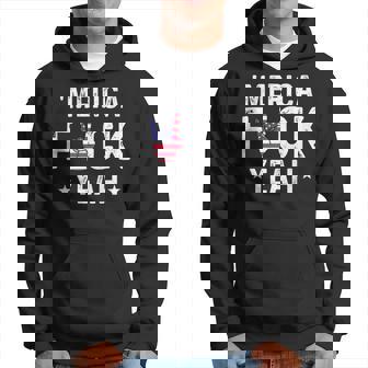 Funny Merica Fuck Yeah 4Th Of July Hoodie - Monsterry