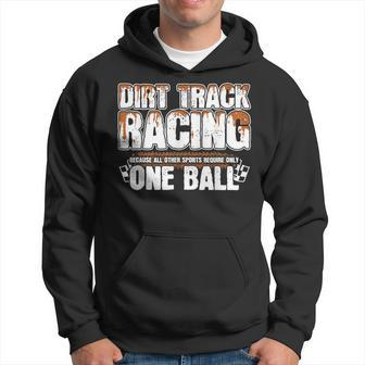 Funny Motocross Stock Car Dirt Track Racing Racing Funny Gifts Hoodie | Mazezy