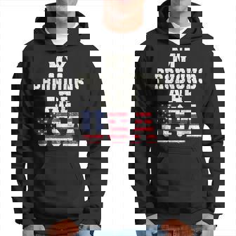 Funny My Pronouns Are Usa July 4Th Usa Funny Gifts Hoodie | Mazezy