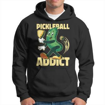 Funny Pickleball Addict Pickle Desing Pickleball Player Hoodie | Mazezy