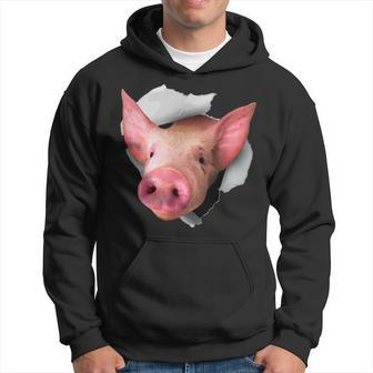 Pig Pig Lover Farm Animal Farming Livestock Pig Hoodie - Monsterry UK