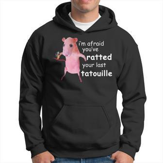 Pink Rat I'm Afraid You've Ratted Your Last Tatouille Hoodie - Seseable