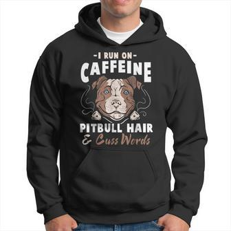 Pitbull Hair And Caffeine Pit Bull Fans Hoodie | Mazezy