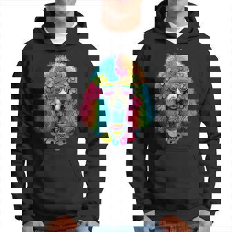Funny Poodle Dog Miniature Poodle Toy Poodle Hippie Hoodie - Seseable
