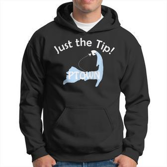 Funny Ptown T Just The Tip In Cape Cod Hoodie | Mazezy