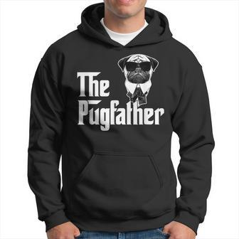 Funny Pug Owner The Pugfather Father Gift Dog Lovers Owner  Hoodie
