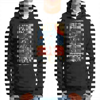 Funny Quote Space Man Astronaut Retro I Need More Space Hoodie - Thegiftio UK