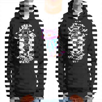 Funny Raccoon I Can Hear You But Im Listening Hoodie | Mazezy