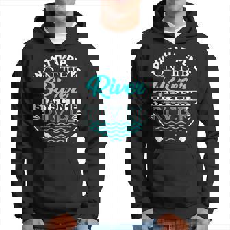 River What Happens On The River Hoodie | Mazezy