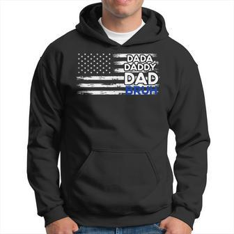 Funny Saying Usa American Flag Dada Daddy Bruh Fathers Day D Hoodie | Mazezy