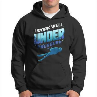 Scuba Diver For Underwater Quote Freediving Hoodie | Mazezy