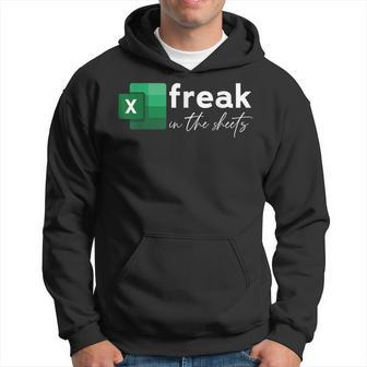 Funny Spreadsheet Freak In The Sheets Accountant Hoodie | Mazezy