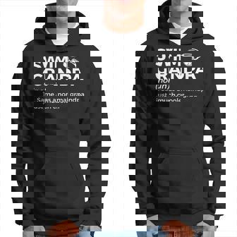 Funny Swim Grandpa Definition Swimming Swim Team Hoodie | Mazezy