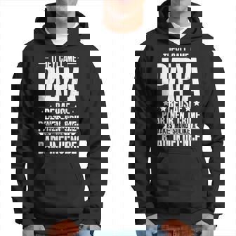 Funny They Call Me Papa Because Partner In Crime Hoodie - Thegiftio UK