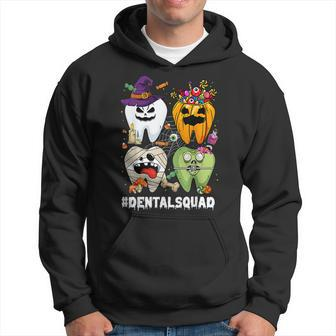 Funny Tooth Th Dental Squad Spooky Halloween Vibes Hoodie | Mazezy