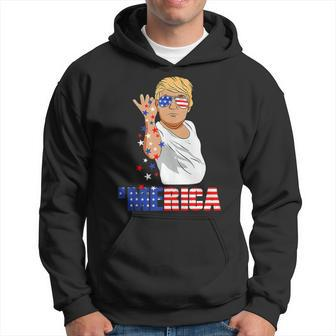 Funny Trump Salt Merica Freedom 4Th Of July Gifts Hoodie | Mazezy CA