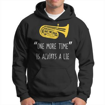 Funny Tuba One More Time Marching Band Player Gift Hoodie - Thegiftio