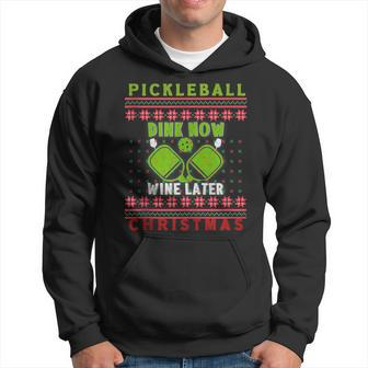 Ugly Christmas Sweater Kitchen Ace Pickleball Player Hoodie | Mazezy