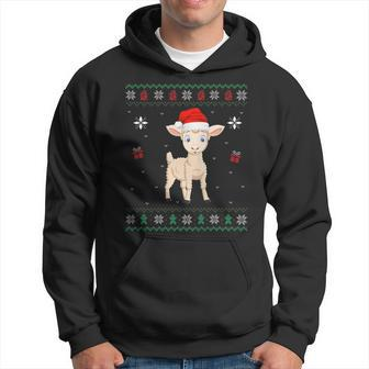 Ugly Xmas Sweater Style Matching Sheep Christmas Hoodie | Mazezy