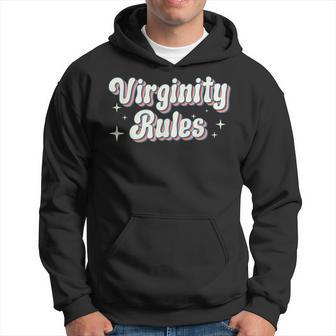 Virginity Rules Vintage Hoodie - Thegiftio UK