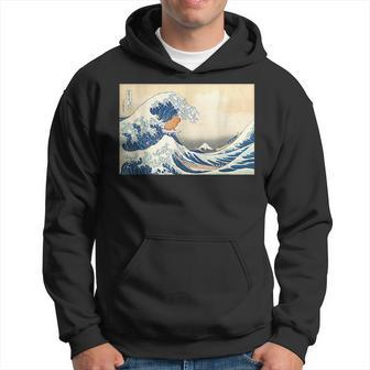Funny Wave Capybara Surfing Rodent Hoodie | Mazezy