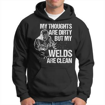 Funny Welding Designs For Men Dad Metal Workers Blacksmith Hoodie - Seseable