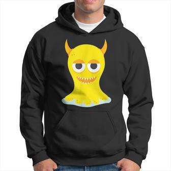 Funny Yellow Scary Monster Hoodie | Mazezy