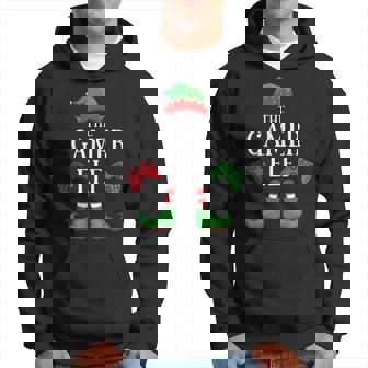 Gamer Elf Matching Group Xmas Gaming Funny Family Christmas Gift For Women Hoodie - Thegiftio