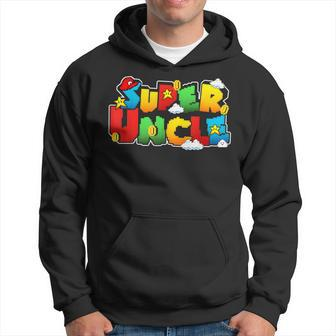 Gamer Super Uncle Gamer For Uncle For Uncle Hoodie - Thegiftio UK
