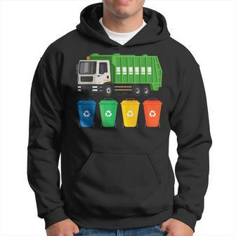 Garbage Truck Truck Trash Recycling Lover Waste Management Hoodie | Mazezy CA