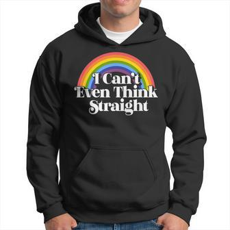 Gay Pride - I Cant Even Think Straight Hoodie | Mazezy