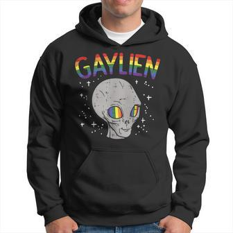Gaylien Quote Space Pride Sexual Orientation Asexual Alien Hoodie | Mazezy