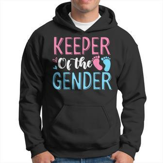 Gender Reveal Keeper Of The Gender T Gender Reveal Hoodie - Monsterry