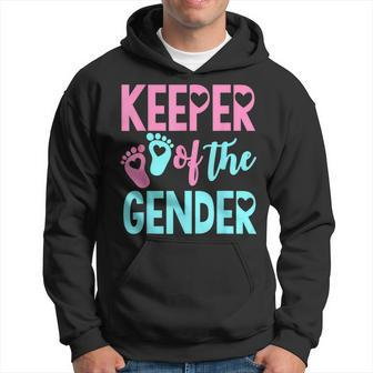 Gender Reveal Keeper Of The Gender T Gender Reveal Hoodie | Mazezy