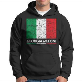 Georgia Meloni Italian Hero Italy Flag Hoodie | Mazezy