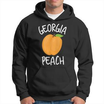 Georgia Peach Funny Georgia State Pride Peachy Pride Month Funny Designs Funny Gifts Hoodie | Mazezy
