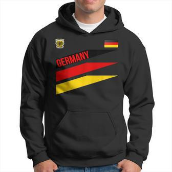 Germany -Jersey Flag-Soccer-Football T Hoodie | Mazezy
