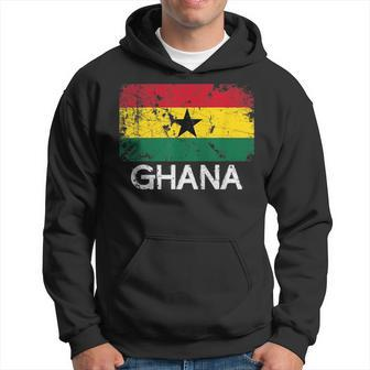 Ghanaian Flag | Vintage Made In Ghana Gift Hoodie | Mazezy
