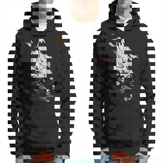 Ghost Riding Skateboard Gifts Funny Halloween Costume Halloween Funny Gifts Hoodie | Mazezy
