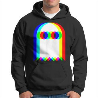 Ghost Trippy Vaporwave Halloween Techno Rave Edm Music Party Hoodie - Monsterry