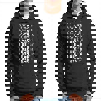 Girl Dad For Men Bullet And Rifle Usa Flag Fathers Day Hoodie | Seseable CA