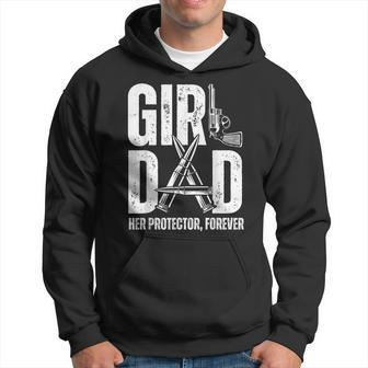 Girl Dad Her Solder Forever Proud Fathers Day Dad Of Girls Hoodie | Mazezy