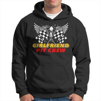 Girlfriend Pit Crew Race Car Birthday Party Matching Family Hoodie | Mazezy