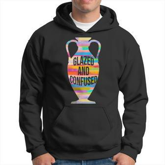 Glazed And Confused Pottery Kiln Pot Clay Mud Hobby Hoodie | Mazezy