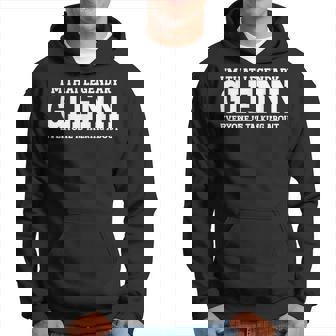Glenn Surname Funny Team Family Last Name Glenn Hoodie | Mazezy